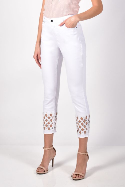 Frank Lyman White Jean Style 211112