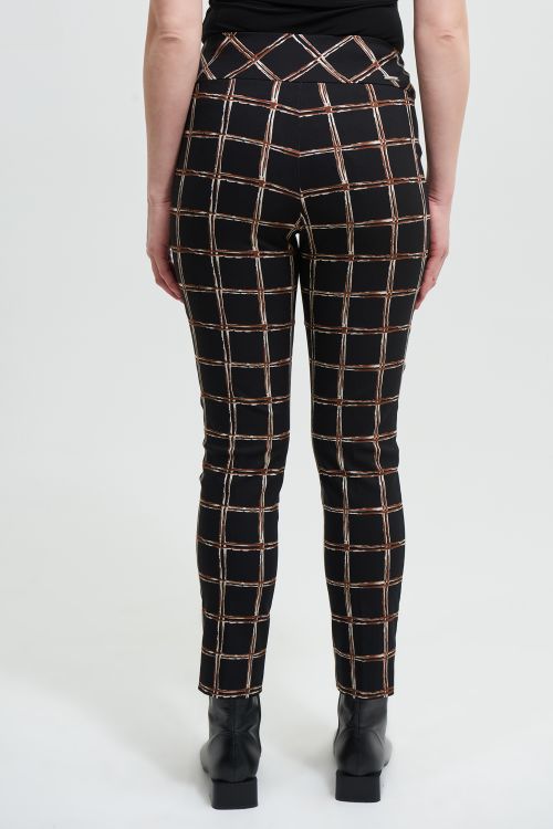 Joseph Ribkoff Black/Multi Pant Style 213643