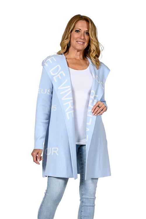 Frank Lyman Light Blue Cardigan Style 214144U