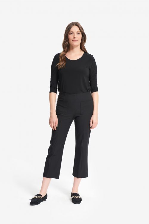 Joseph Ribkoff Black Pull-On Pant Style 2141560 - Main Image