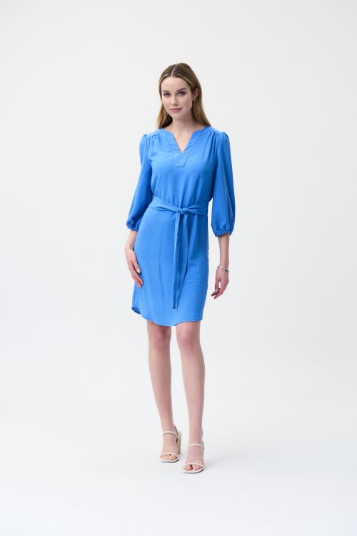 Joseph Ribkoff Aegean-Sea 3/4 Sleeve Dress Style 222001-main