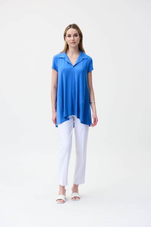 Joseph Ribkoff Aegean-Sea Trapeze Top Style 222040-main