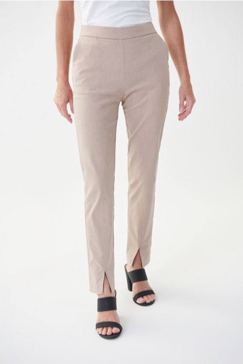 Joseph Ribkoff Beige Slit Cuff Pant Style 222246