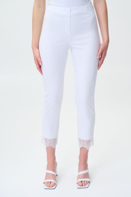 Joseph Ribkoff White Capri Pants Style 231021