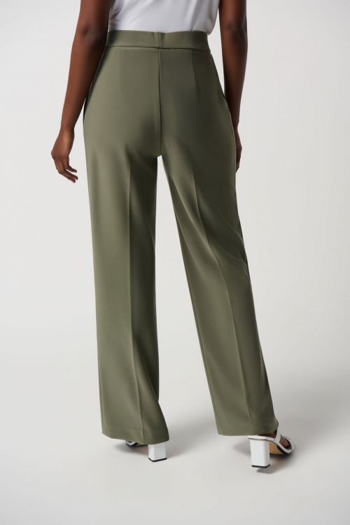 Joseph Ribkoff Agave Wide-Leg Knit Pants Style 231136