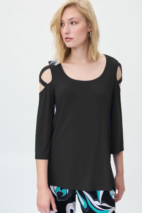 Joseph Ribkoff Black Tunic Style 231216