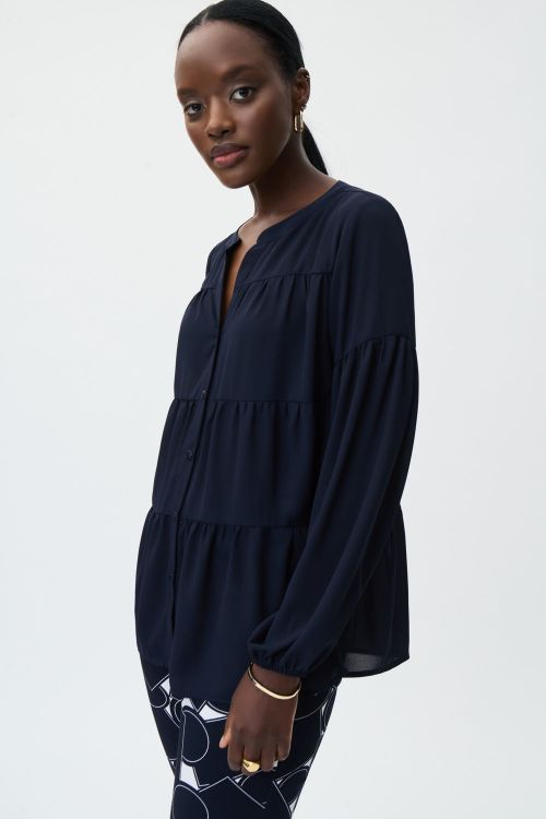 Joseph Ribkoff Midnight Blue Blouse Style 231237