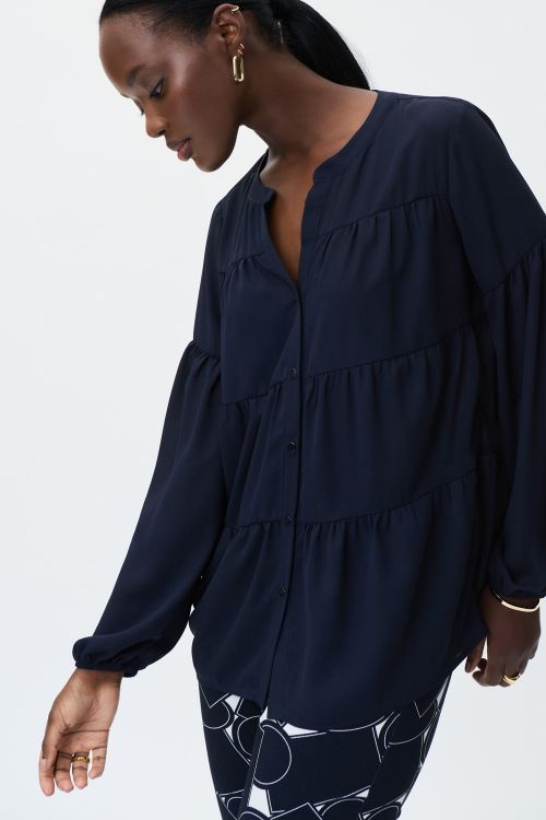 Joseph Ribkoff Midnight Blue Blouse Style 231237