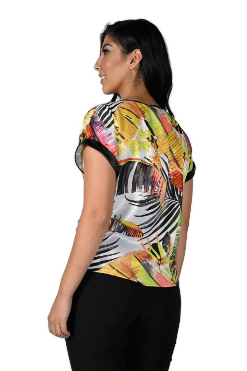 Frank Lyman Black/Multi Top Style 231266