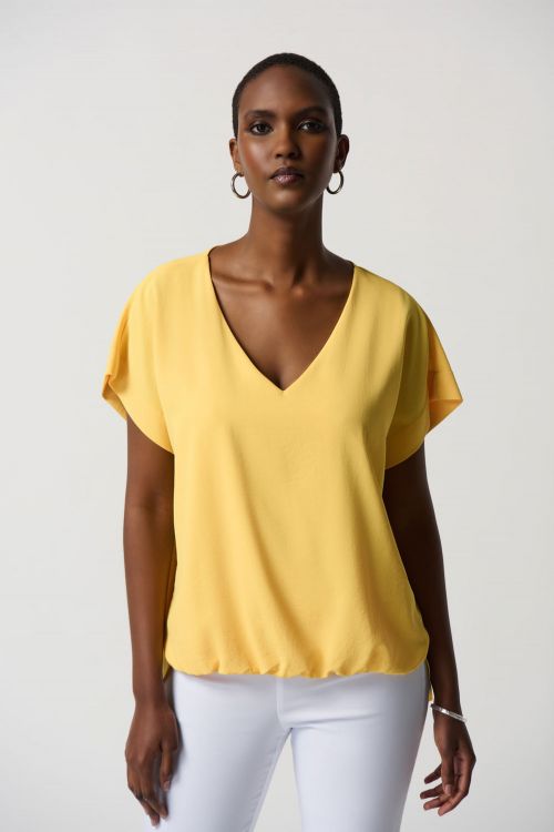 Joseph Ribkoff Sunbeam V-Neck Top Style 231291