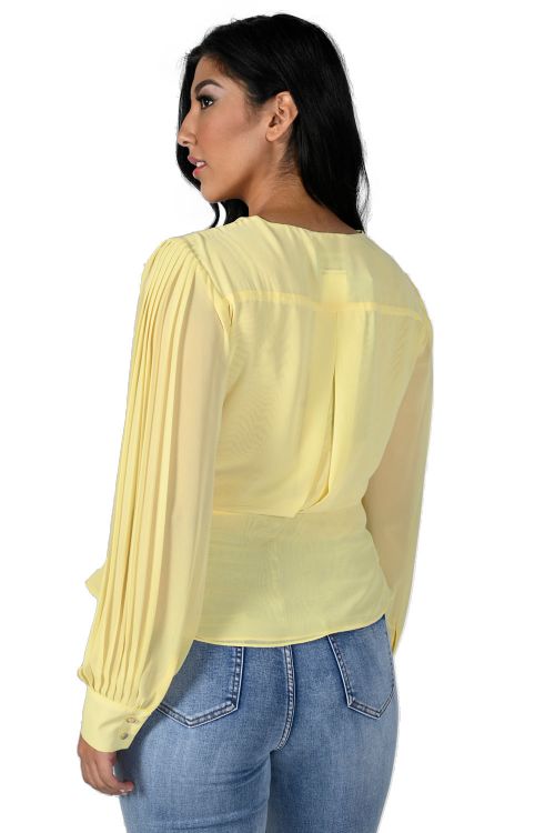 Frank Lyman Sunshine Woven Top Style 231412