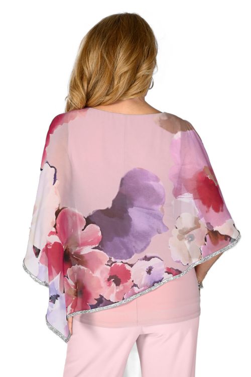 Frank Lyman Blush/Purple Top Style 232205