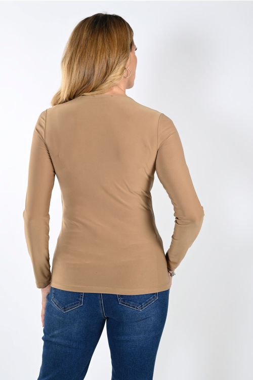 Frank Lyman Bronze Knit Top Style 233011