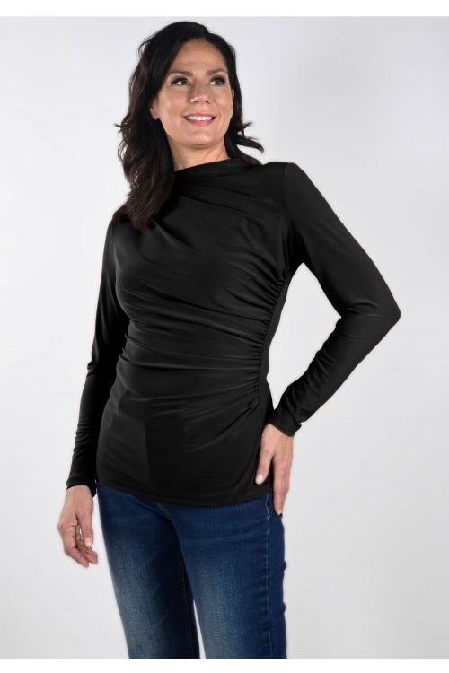 Frank Lyman Black Knit Top Style 233012