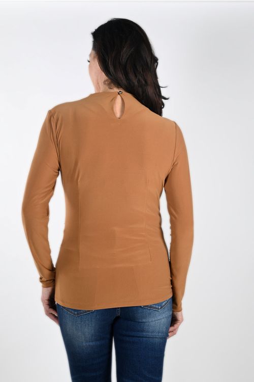 Frank Lyman Terracotta Knit Top Style 233012