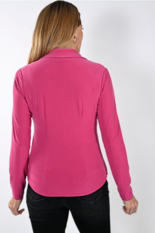 Frank Lyman Magenta Blouse Style 233023