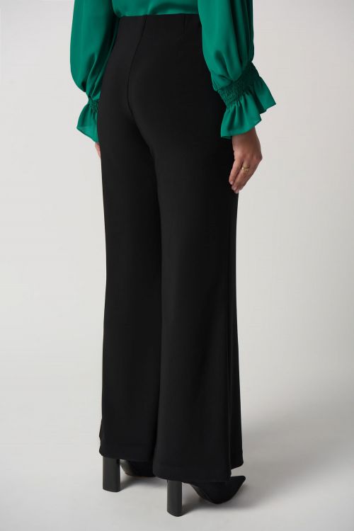 Joseph Ribkoff Black Wide-Leg Pants Style 233032