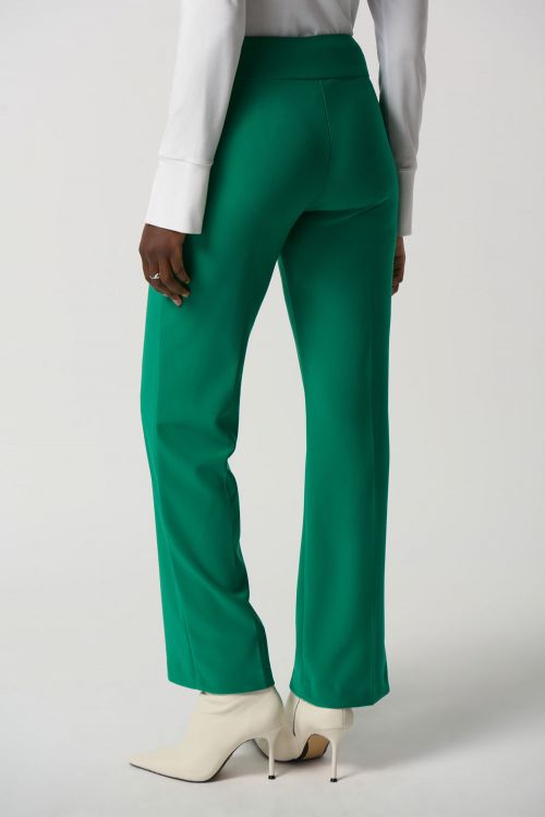 Joseph Ribkoff Kelly Green Wide-Leg Pull-On Pants Style 233277