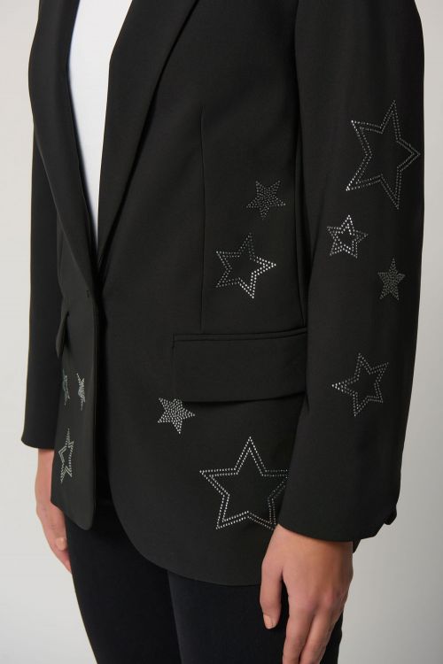 Joseph Ribkoff Black Notched Collar Blazer Style 233972