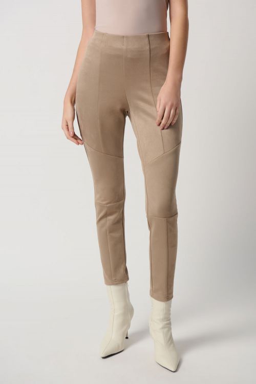 Joseph Ribkoff Latte Leggings With Knee Cuts Style 234234