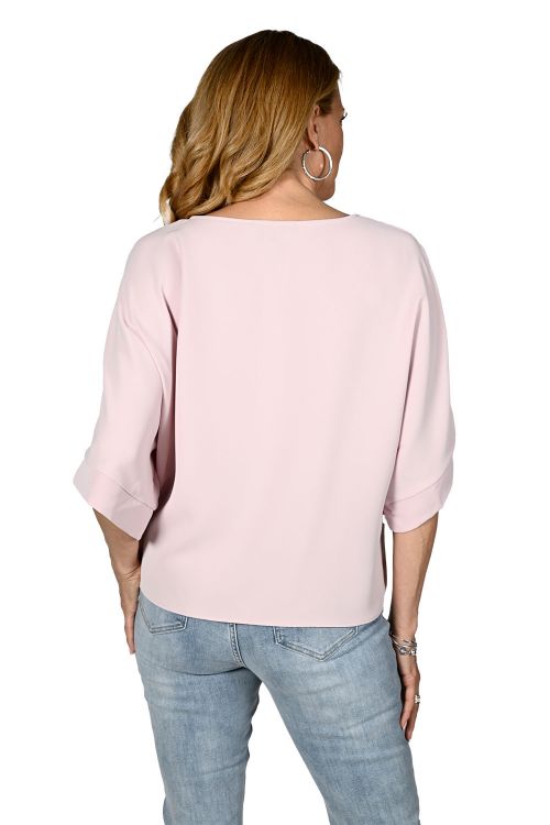 Frank Lyman Blush Woven Top Style 236132