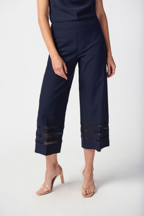 Joseph Ribkoff Midnight Blue Culotte Pants Style 241073