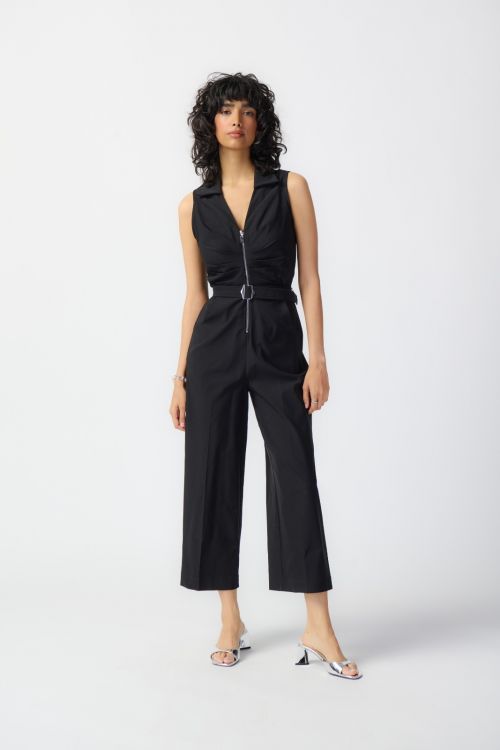 Joseph Ribkoff Black Sleeveless Jumpsuit Style 241101