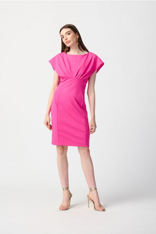 Joseph Ribkoff Ultra Pink Sheath Dress Style 241233