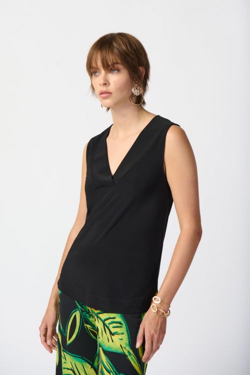 Joseph Ribkoff Black Sleeveless Top Style 241239