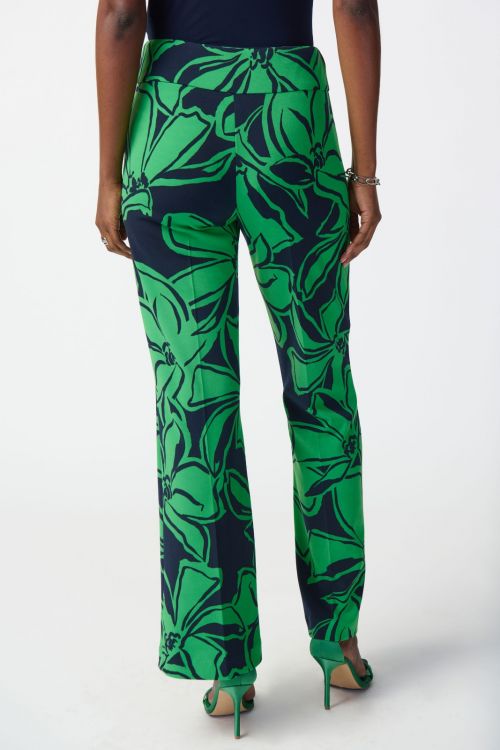 Joseph Ribkoff Midnight Blue/Green Pants Style 241254