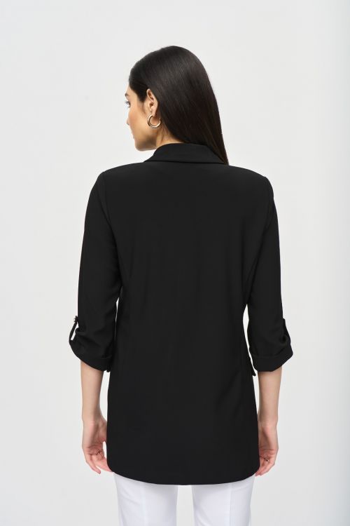 Joseph Ribkoff Black Straight Blazer Style 242060