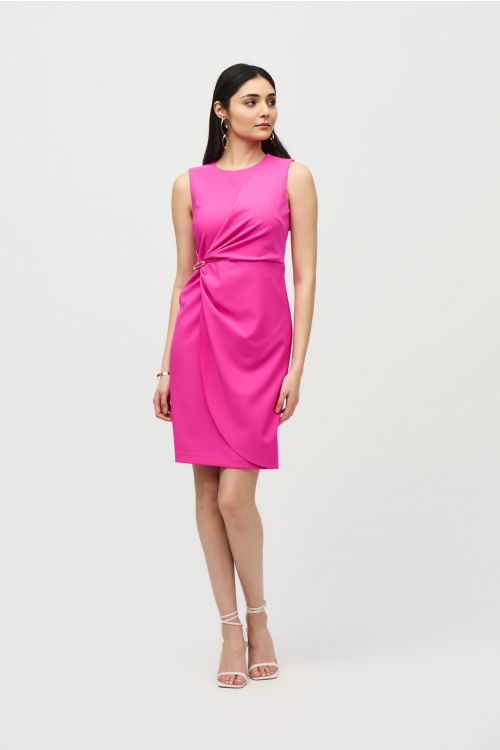 Joseph Ribkoff Ultra Pink Sleeveless Sheath Dress Style 242151