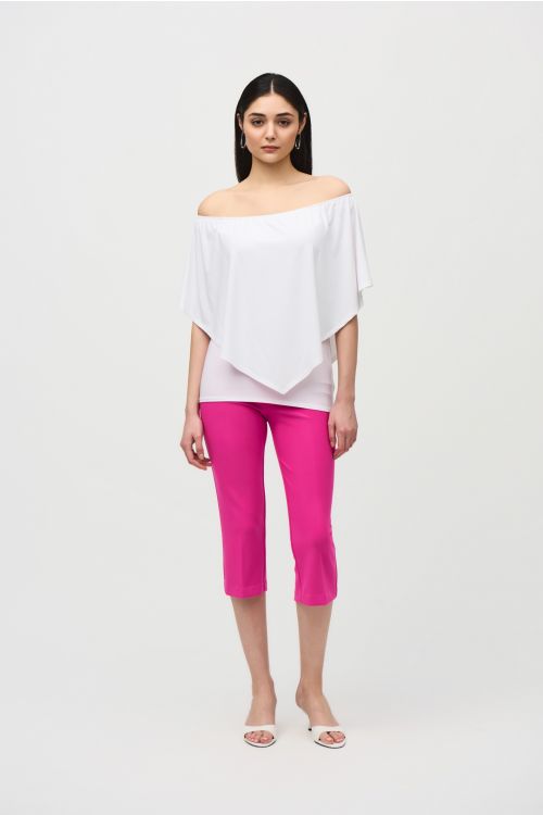 Joseph Ribkoff Vanilla Layered Top Style 242174