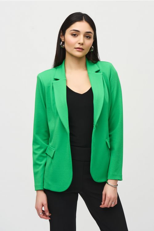 Joseph Ribkoff Island Green Fitted Blazer Style 242201