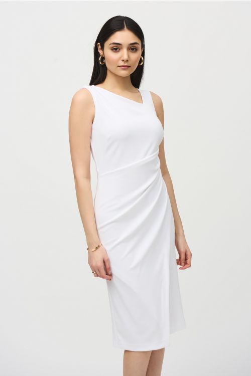 Joseph Ribkoff Vanilla Sleeveless Sheath Dress Style 242234