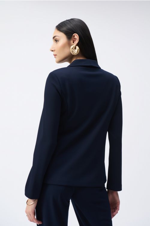 Joseph Ribkoff Midnight Blue Fitted Blazer Style 243160