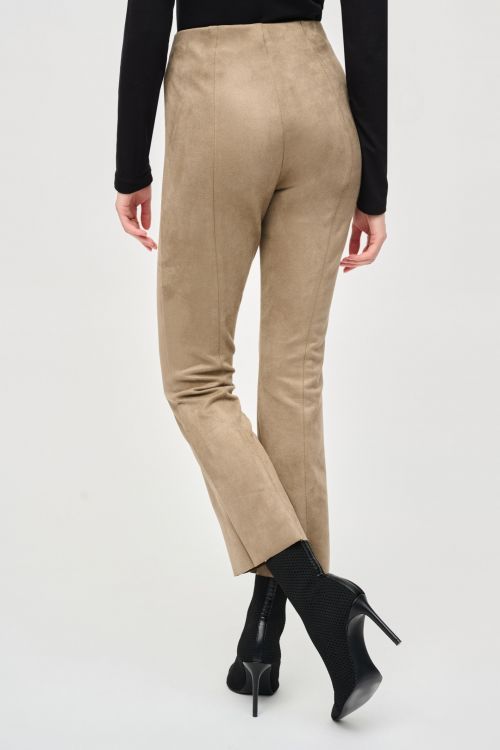 Joseph Ribkoff Java Scuba Suede Flared Pants Style 243178