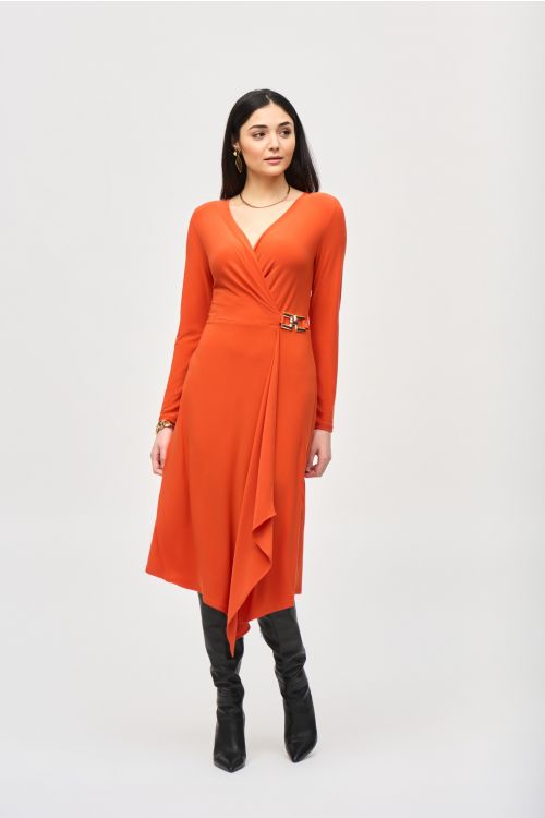 Joseph Ribkoff Lava Wrap Dress Style 243282