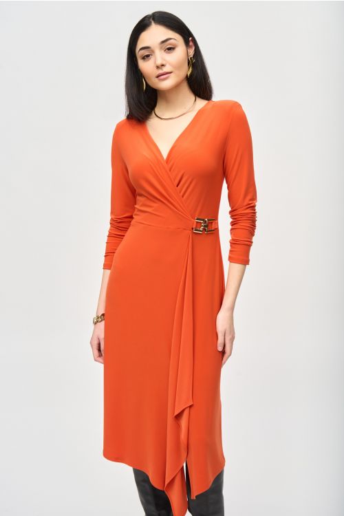 Joseph Ribkoff Lava Wrap Dress Style 243282