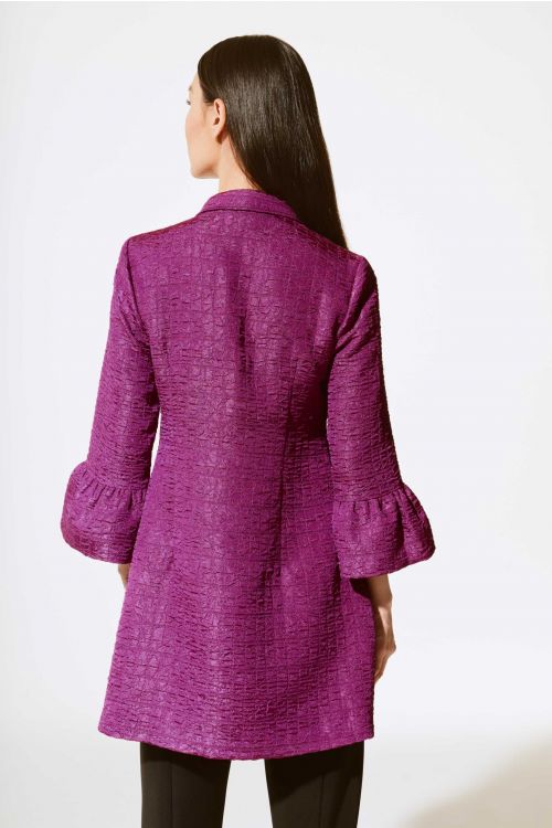 Joseph Ribkoff Empress Textured Jacquard Coat Style 243738