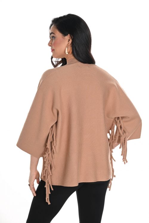 Frank Lyman Camel Knit Cardigan Style 244633U