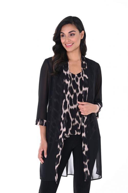 Frank Lyman Black/Blush Cover-Up Style 246352