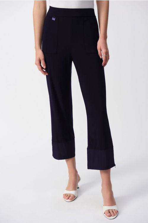 Joseph Ribkoff Midnight Blue Straight Pants Style 251035