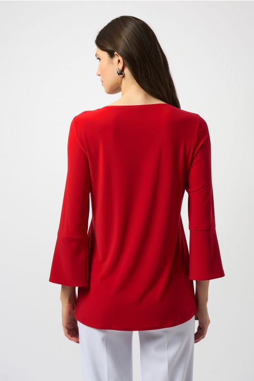 Joseph Ribkoff Radiant Red Fit and Flare Tunic Style 251141