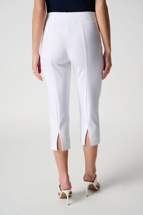 Joseph Ribkoff White Classic Capri Pant Style C143105