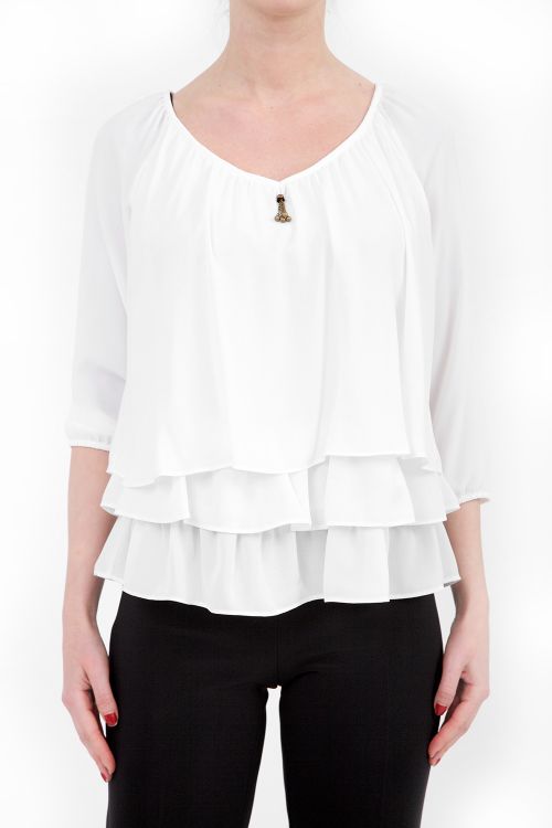 Joseph Ribkoff Off White Top Style 171292